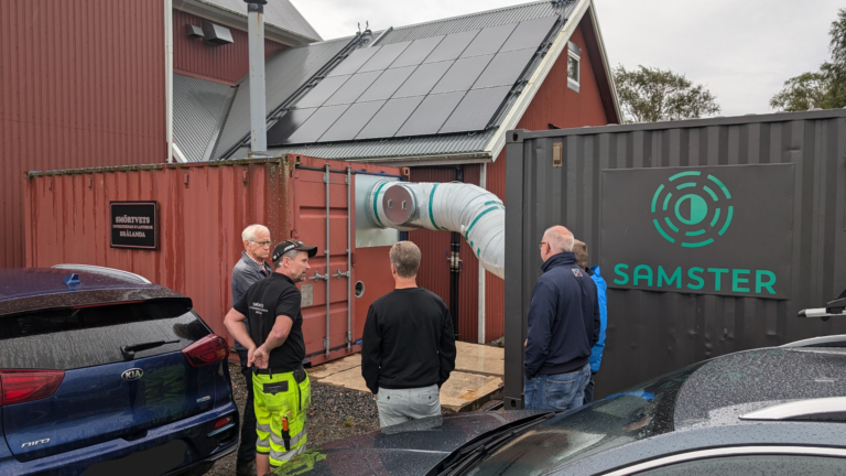 Referens solhybridanläggning lantbruk Brålanda