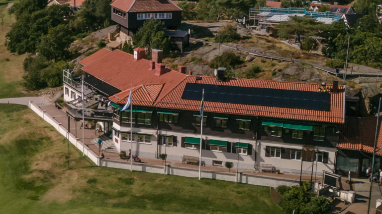 Referens solhybridanläggning Göteborgs Golf Klubb