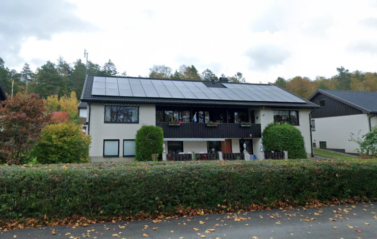 Referens solhybridanläggning villa Kungsbacka